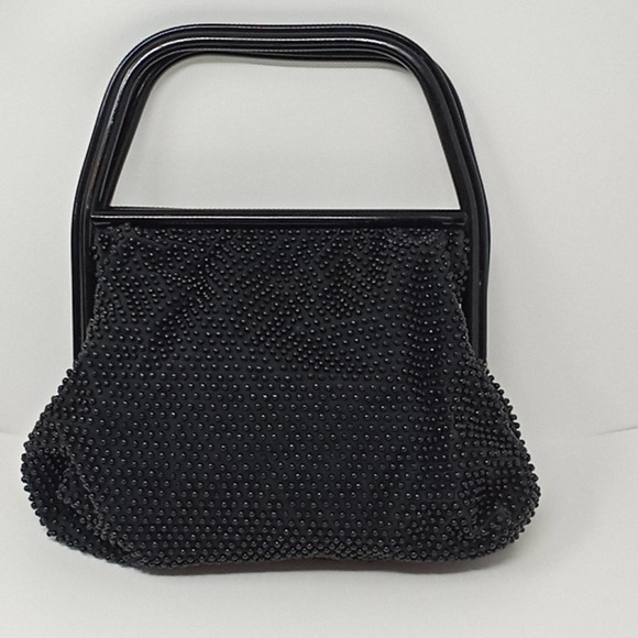 Vintage 1980's Boho Beaded Reversible Retro Handbag - Picture 5 of 14